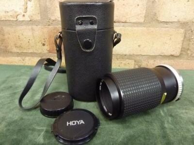 Vintage Hoya 1:3.8 70-150mm Zoom Lens adaptall OM mount VGC