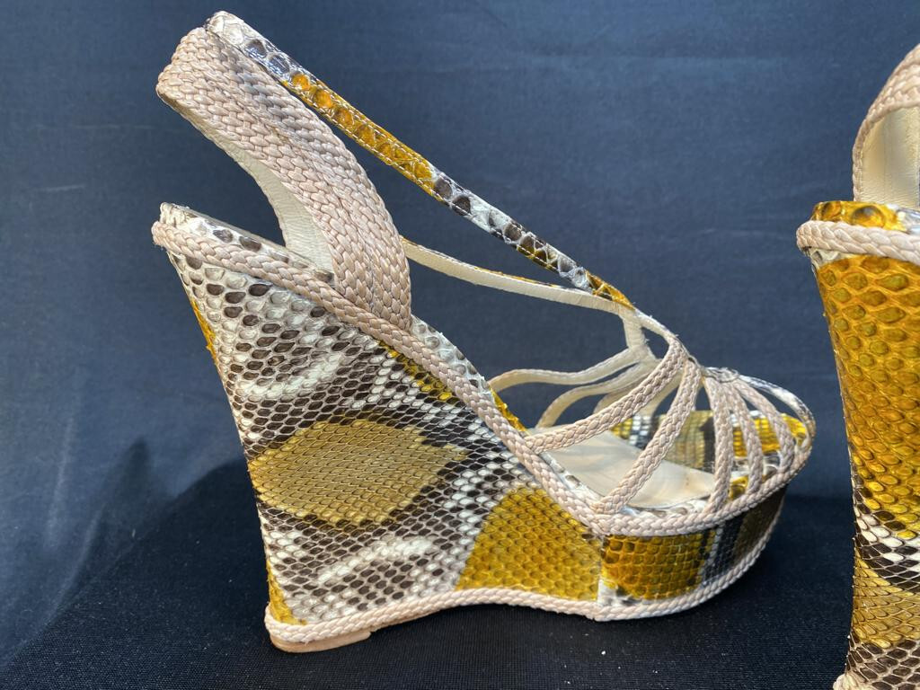 "Alexandre Birman" Pumps, Genuine Python Snake, H… - image 6