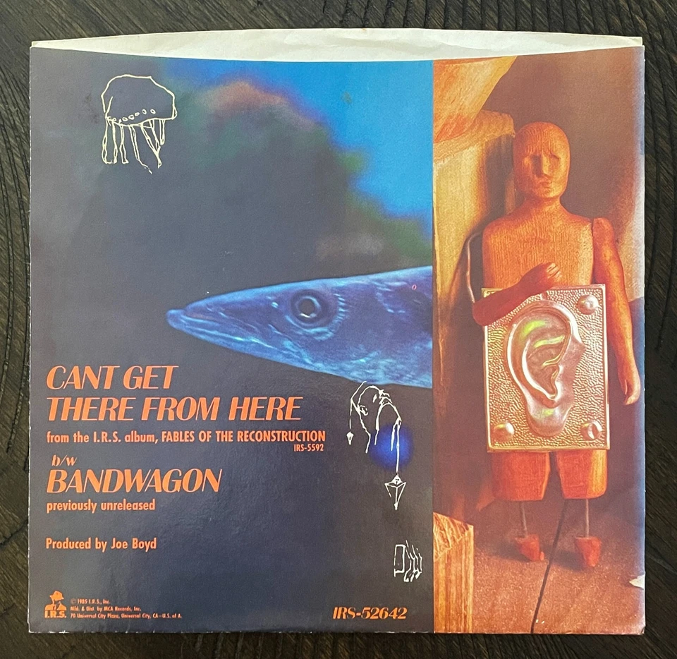 R.E.M. Can't Get There From Here EP 7 1985 Husker Du Replacements U2 Smiths INXS - Image 2 of 4