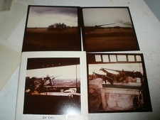Lot of 4 Military US Army Black White Photographs 5" X 5"