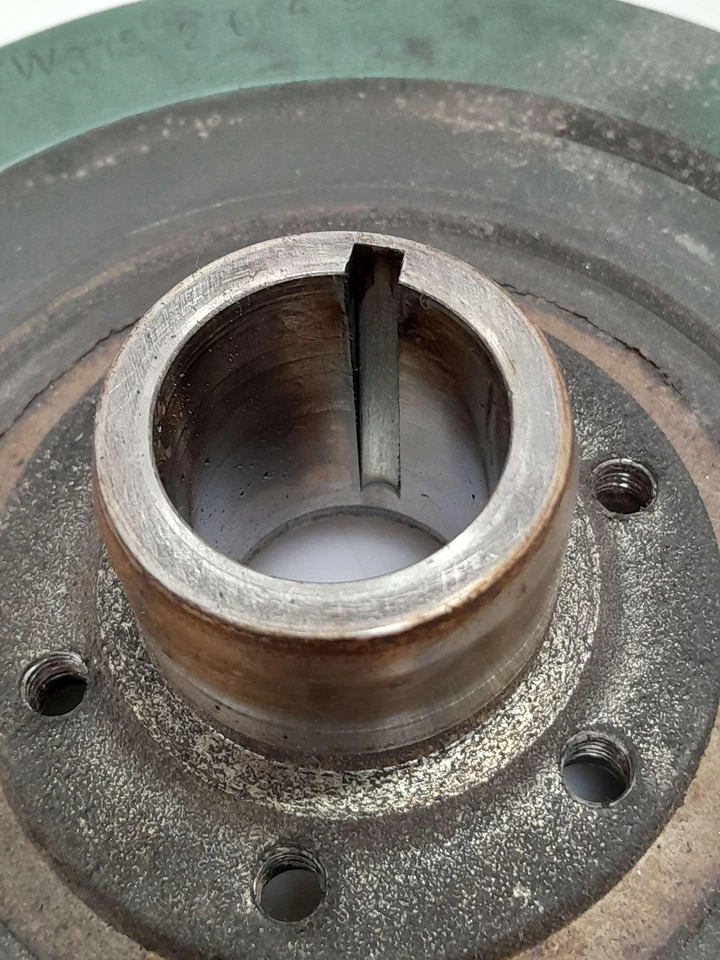 Polea amortiguadora manivela equilibradora armónica 8 cilindros OEM Mercedes Benz W107 W126 Foto 4 de 4