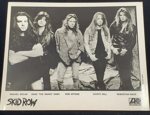 SKID ROW Kit Pressa Sebastian Bach 8x10 Promo - Foto 6 di 9