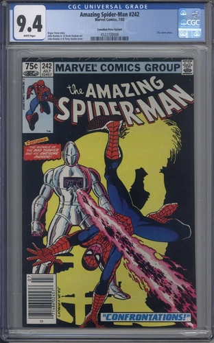 Amazing Spider-man # 242 CGC 9.4 Canadian Price Variant