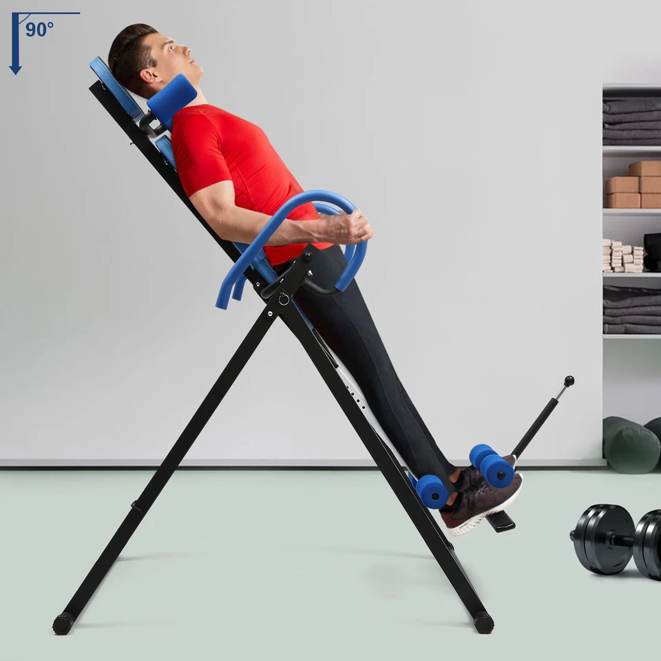 Therapy Pad Back Pain Relief Fitness Inversion Table Teeter Stretcher Machine US - Image 3 of 4