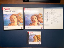 Adobe Illustrator 10, Educational Version, Apple Mac OS with Serial Number