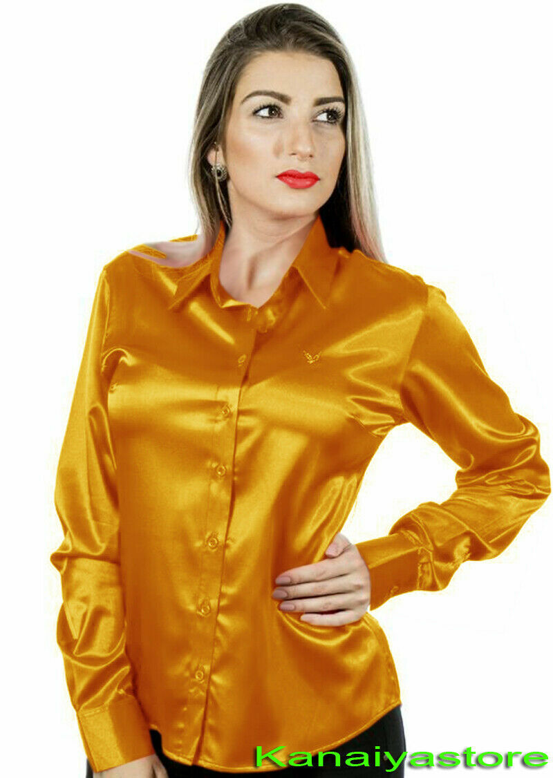 western satin shirt