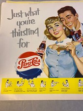 Vintage 1950s Pepsi Cola High School Basketba...