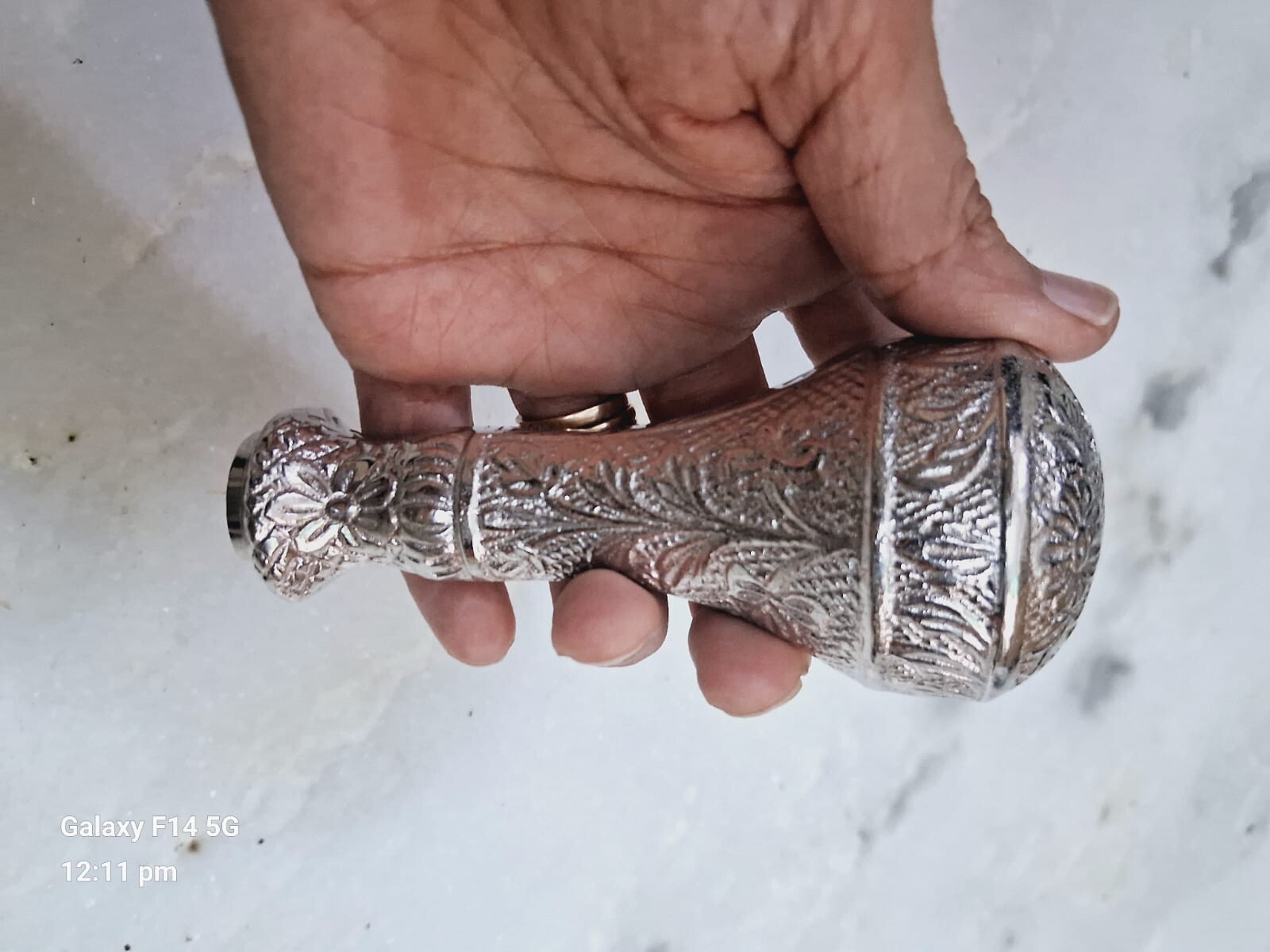 Vintage Solid Brass Cane HANDLE ONLY for Walking … - image 5