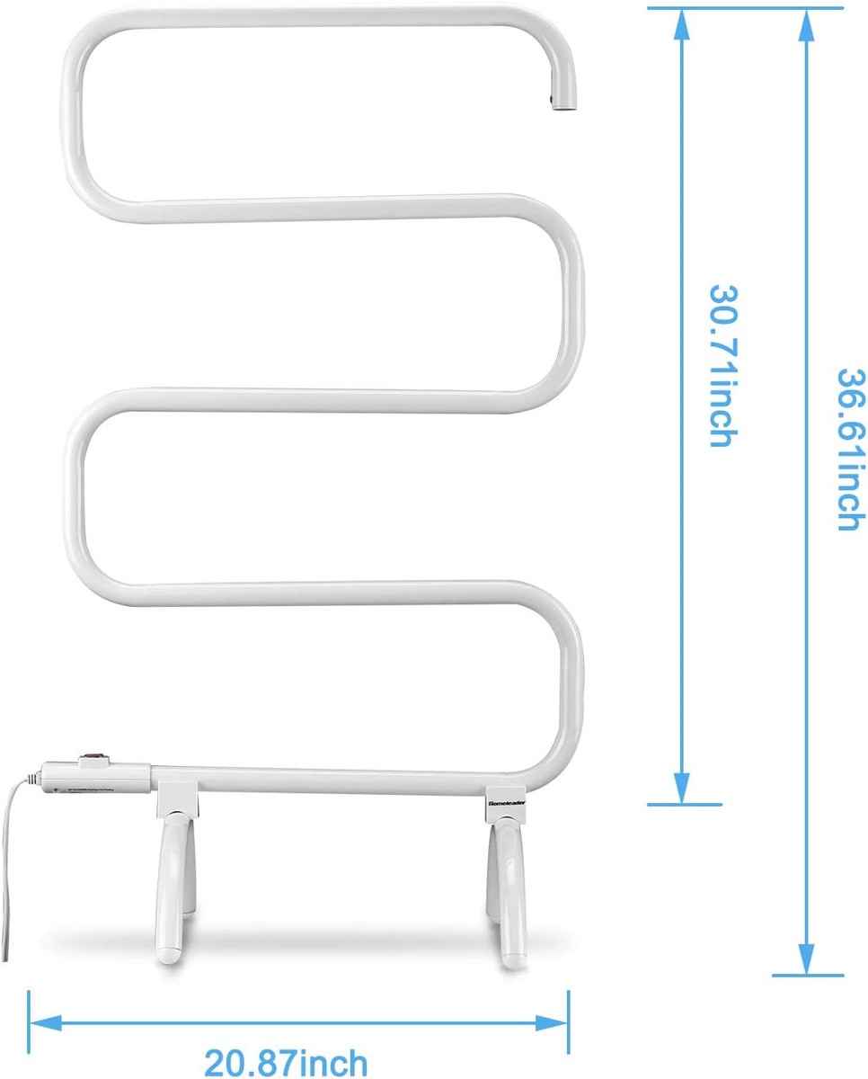 Homeleader Towel Warmer and Drying Rack Heated Towel Rack Wall Mount u0026amp;  Free S... | eBay