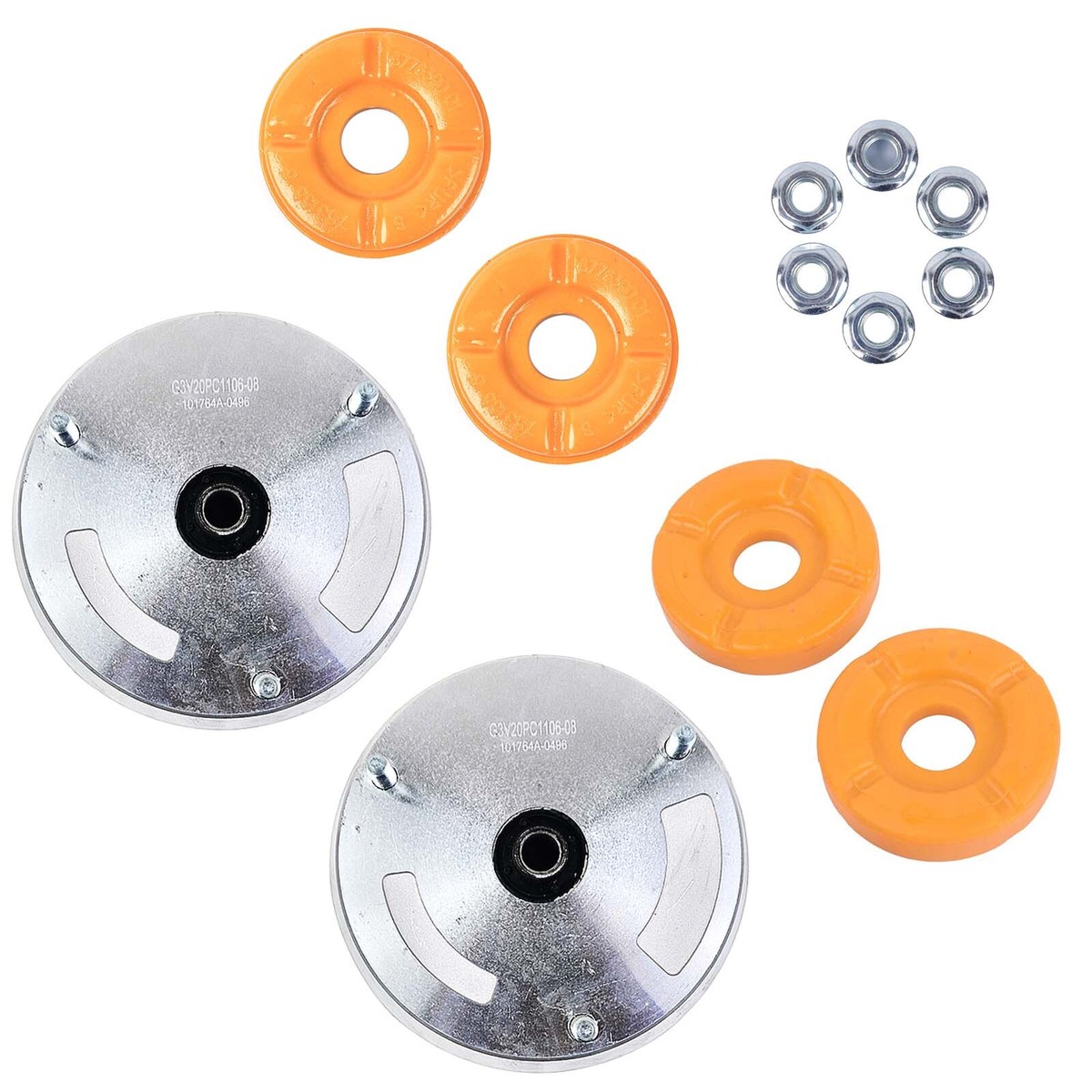 2* Front LH RH Strut Shock Mounts + 4* Upper & Lower Support Kit  