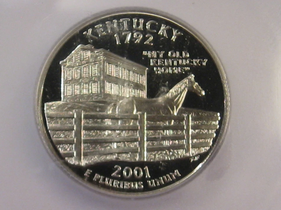 2001-s Proof Kentucky State Quarter Signed: Benjamin Blair ICG PR69DCAM. #30 - Image 2 of 4