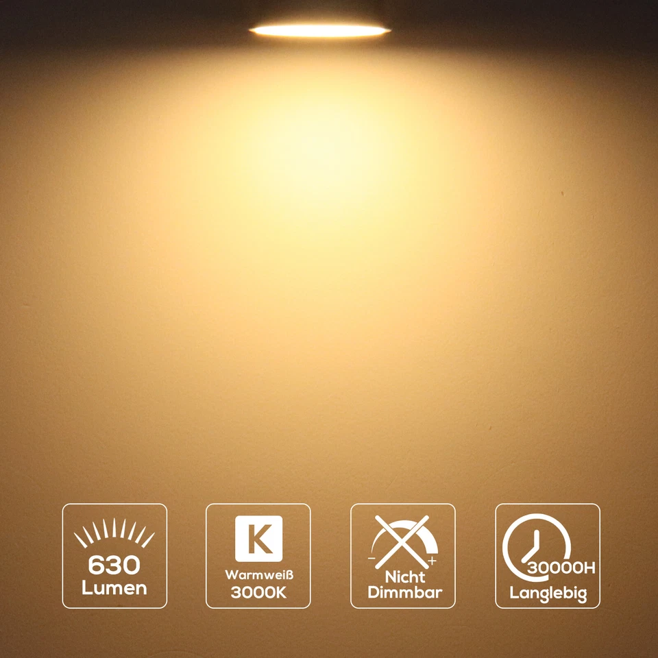 1-100X 5W 7W GU10 LED LED Lampen Leuchtmittel Glühbirne Einbaustrahler Spotlicht - Bild 4 von 4