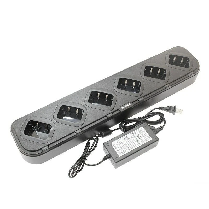 BAOFENG 6 Way Desk Charger for  UV-5R PLUS BF-F8 UV-5X3 UV-5RTP Radios - Image 2 of 4