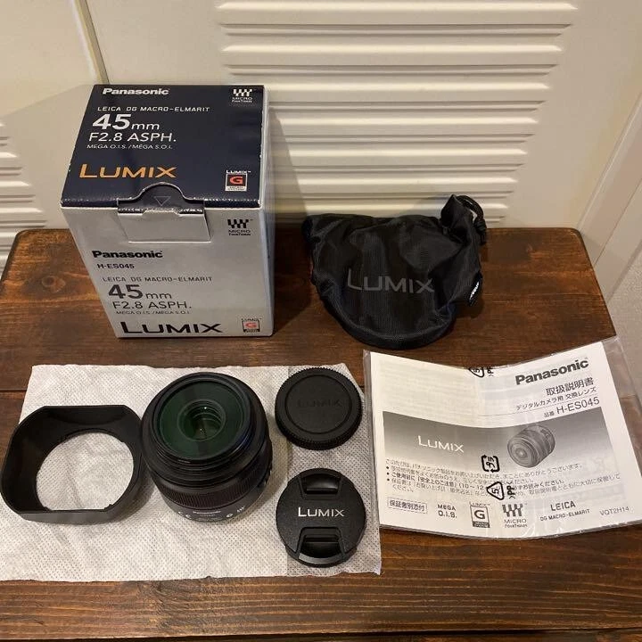 Panasonic LEICA DG MACRO-ELMARIT 45mm F2.8 ASPH BOX [Near Mint]