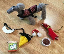 Barbie Pet Dog N Duds #1613 Dog Poodle Pet with 6 Accessories