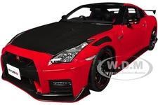 2022 NISSAN GT-R (R35) NISMO RHD VIBRANT RED 1/18 MODEL CAR BY AUTOART 77502