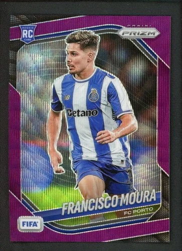 2025-26 FRANCISCO MOURA 48/49 PANINI PRIZM FIFA WAVE PURPLE ROOKIE RC #264