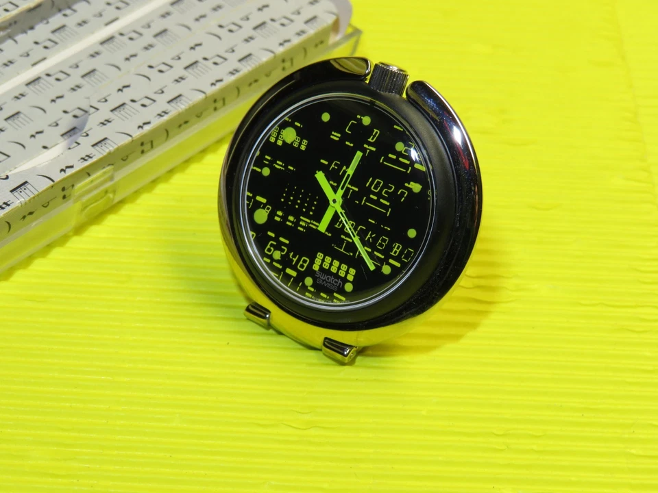 POP Swatch mit WECKER / Musicall - CD RACK - PUB101 in NEU & OVP - Weckfunktion - Bild 2 von 4