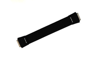 Richard Mille RM67-02 Medium Black with White Stitch Elastic Strap