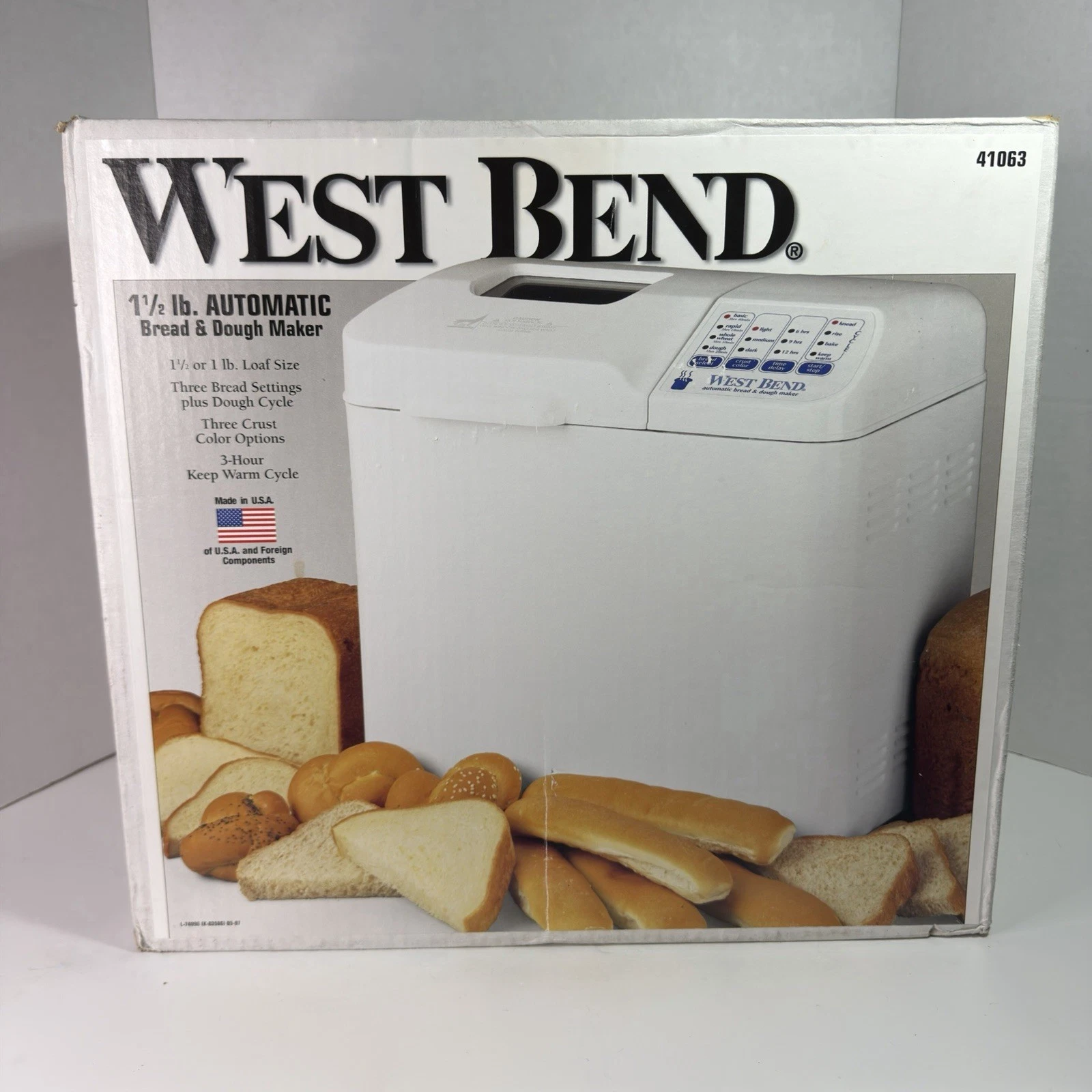 Vintage West Bend Model 41063 Automatic Bread & Dough Maker
Opens in a new window or tab
