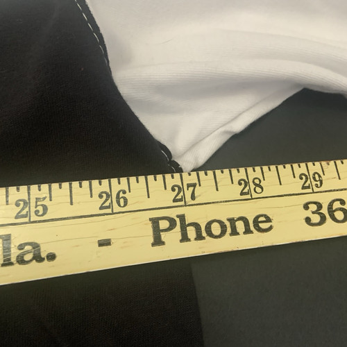 Neu mit Etikett Fila großes klassisches Logo schwarz & weiß Schnitt Nähen 3XL - Bild 2 von 6
