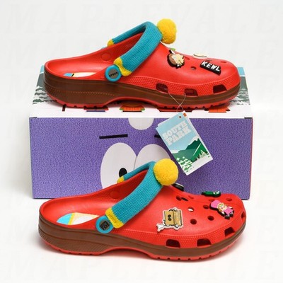 Crocs South Park Cartman Classic Clog - Men's Sz 11 & 12 - Red 211500-90H Boxed