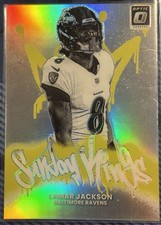 2025 Donruss Optic Lamar Jackson Sunday Kings Case Hit #5