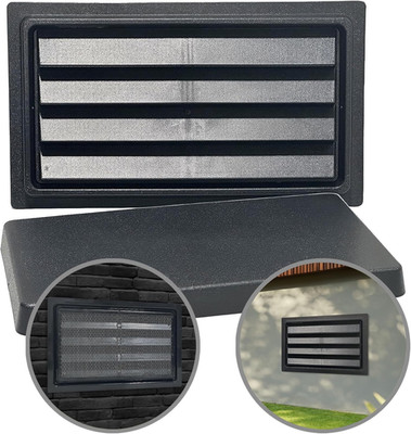Manual Crawl Space Vent with Removable Cover and Vermin Screen - Maximize Ventil