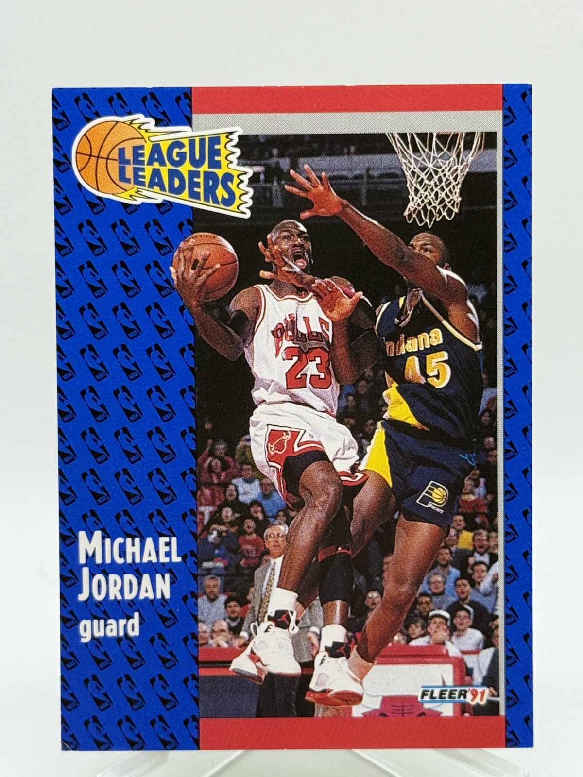 Michael Jordan 1991-92 Fleer League Leaders #220 HOF 4