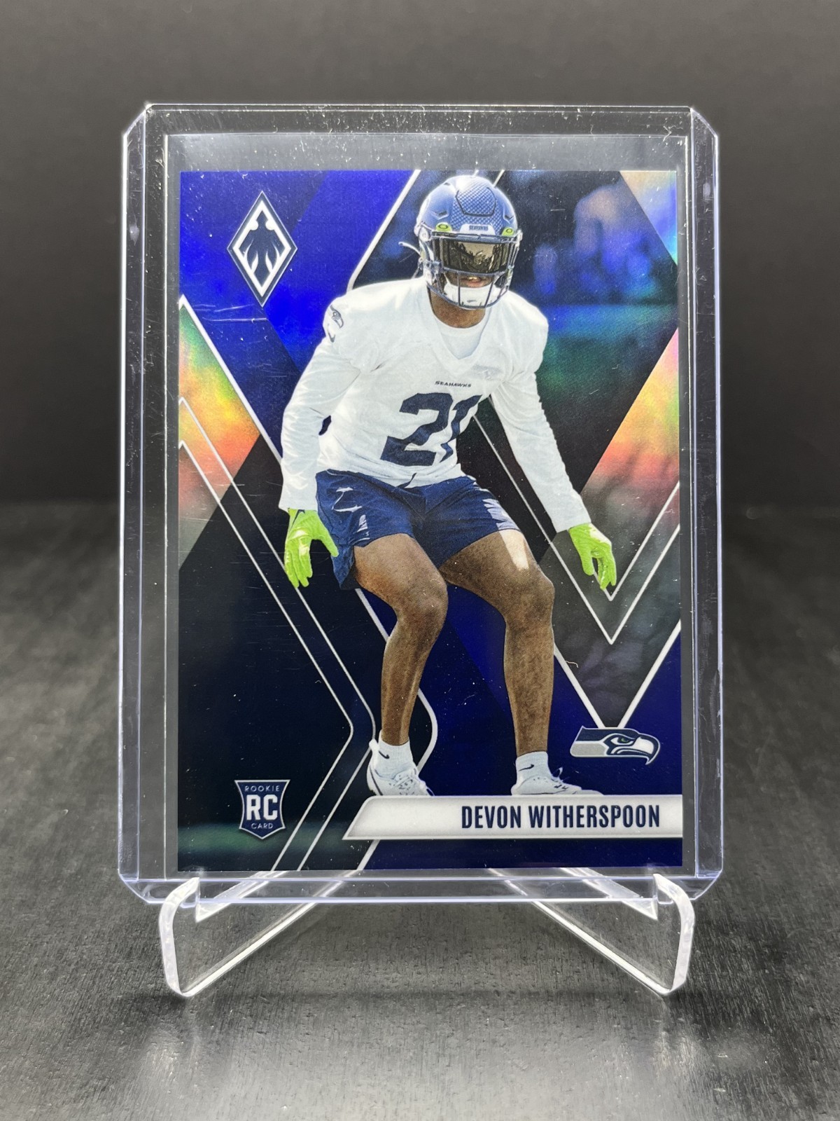 2023 Panini Phoenix Football Devon Witherspoon RC Rookie Blue 33/35 #145
