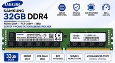 Samsung 32GB DDR4-RAM 2Rx4 PC4-2666V 288p RDIMM M393A4K40CB2-CTD7Y ECC #1654