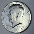 1969 (D) Kennedy Half Dollar 50¢ - 40% Silver - AU to BU, You Grade...  #2