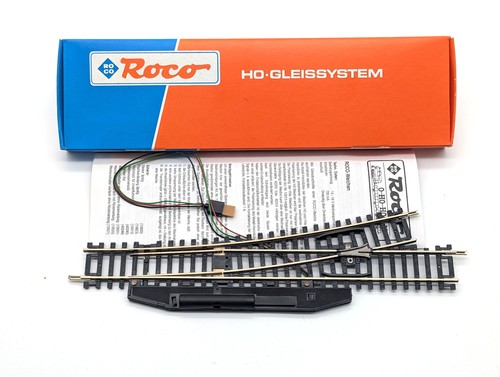 Roco H0 42301 Weiche links mit Weichenantrieb in OVP | Condition: Gebraucht