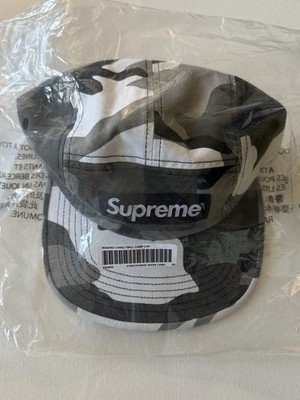Supreme Washed Chino Twill Camp Cap Grey Camouflage SS26 New | eBay