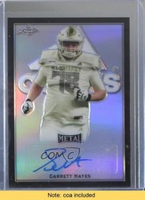 2020 Leaf Metal US Army All-American Bowl Adidas Etch 1/1 Garrett Hayes Auto 4z8