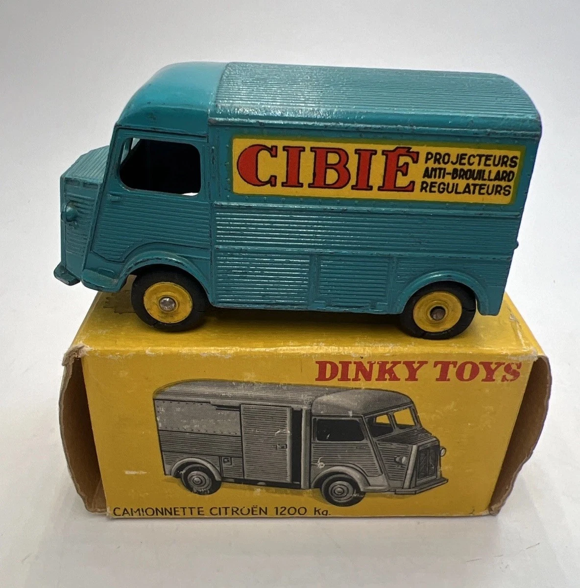 Dinky Toys U 23 - Citroën Jaune Et Rouge - Code 3 - 1/43 - Occasion