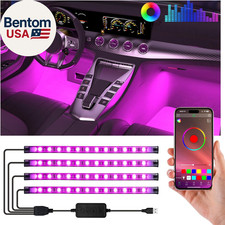 Car Led Lights Interior With Smart App Control Sync Musicdiy Modemulticolor L
