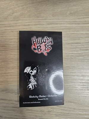 Vivziepop Helluva Boss Sketchy Octavia Enamel Pin
