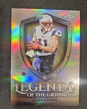 2025 TOPPS CHROME LEGENDS OF THE GRIDIRON LOG24 JULIAN EDELMAN REFRACTOR