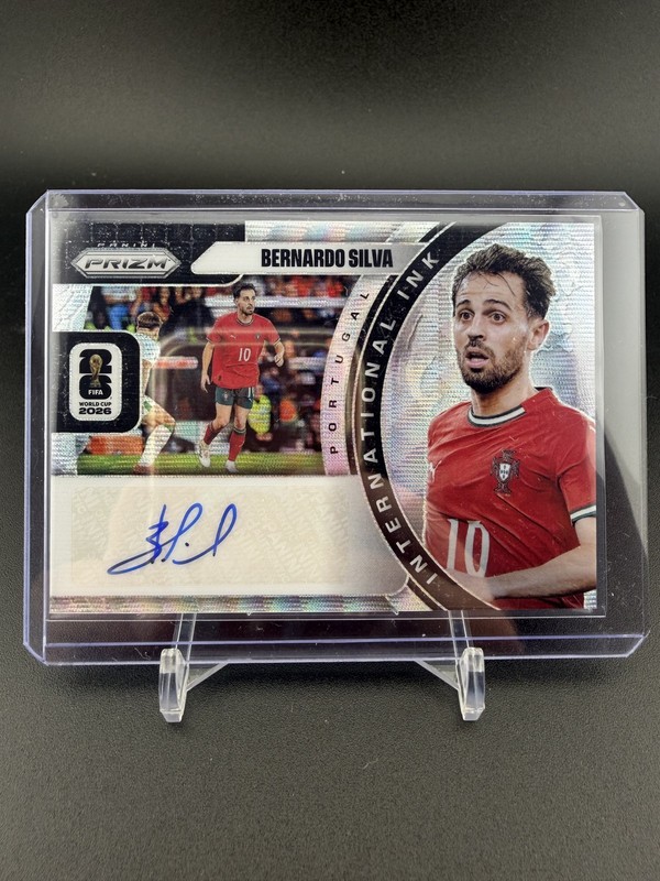 2026 Panini Prizm FIFA World Cup Bernardo Silva International Ink Prizms Wave