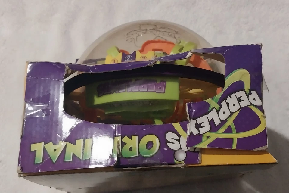 Perplexus Original Maze Craze Ball Brain Teaser New Old Stock CIB Damaged Box - Image 4 of 4