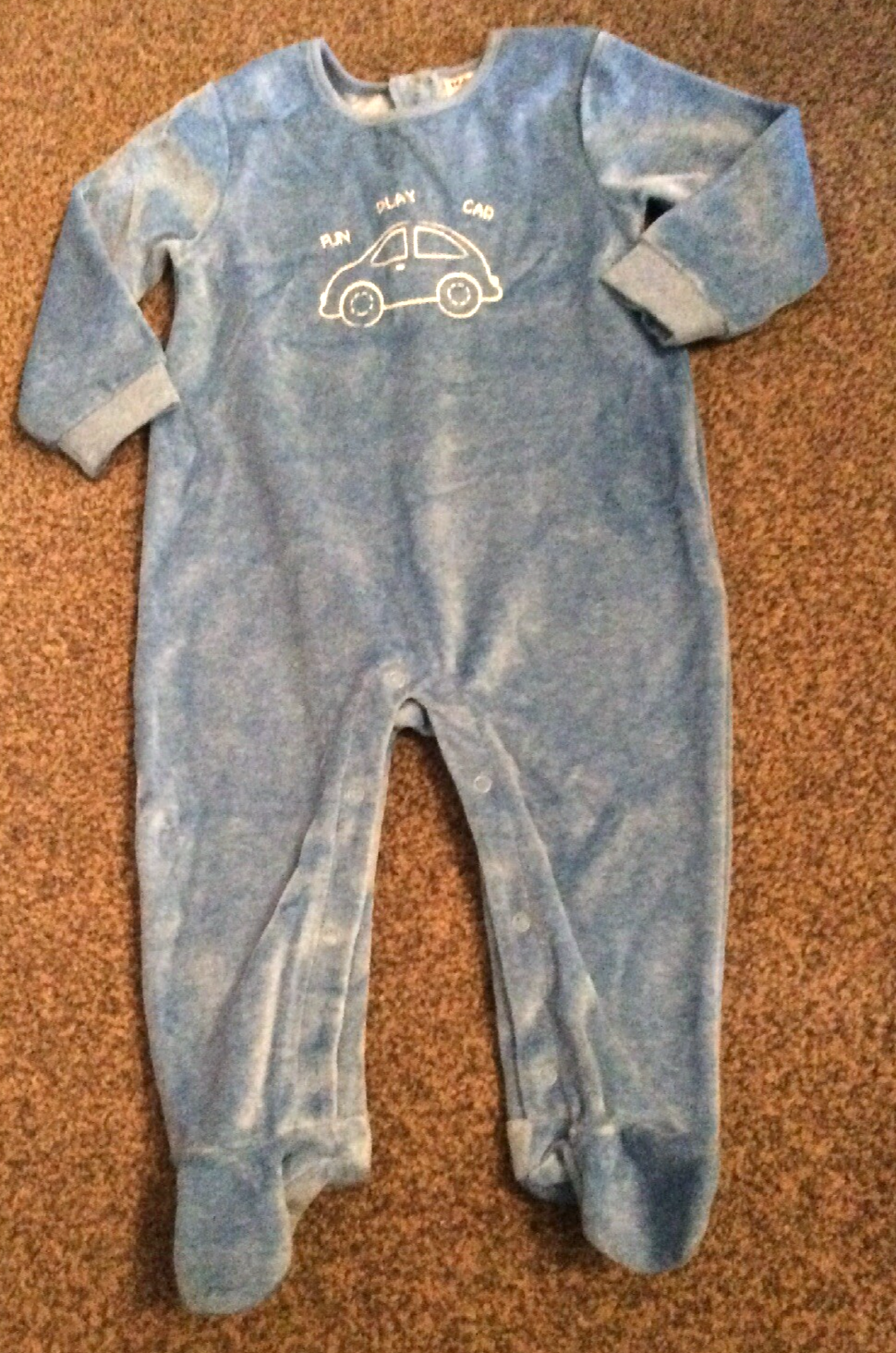 Bnwt Kanz Baby Pyjama/ Babygro - Blue - EU 74 cm