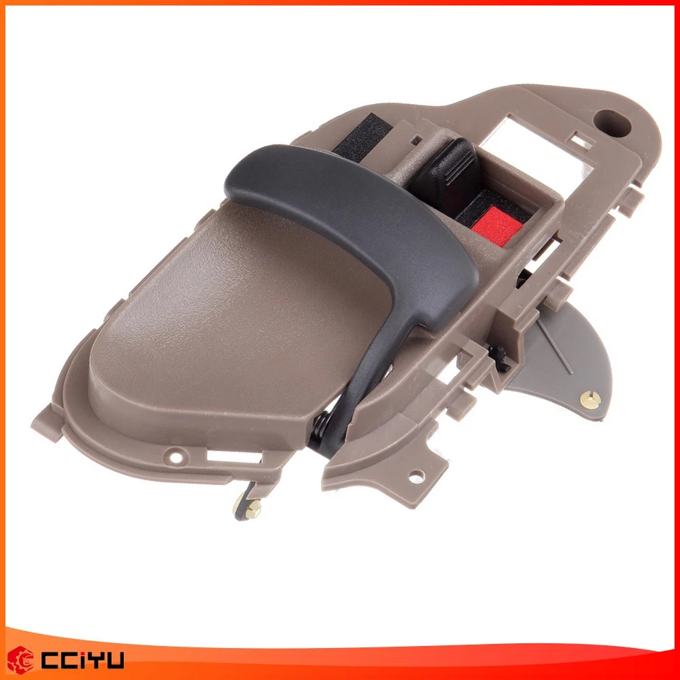 Manija de puerta interior interior beige tostado lado del conductor izquierda izquierda izquierda para camioneta Chevy GMC Foto 2 de 4
