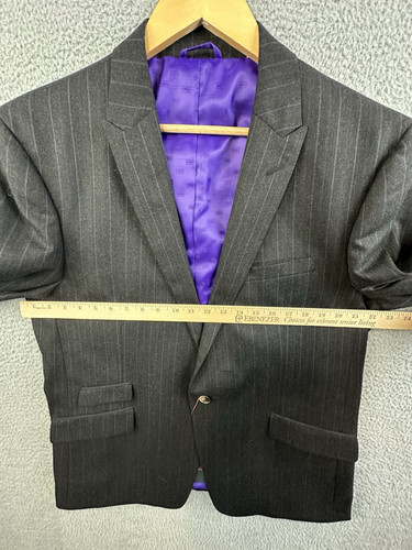 $650 Ben Sherman Merton 2 Piece Suit 46R x W41 One Button Jacket Raw Hem NWT - Bild 9 von 23