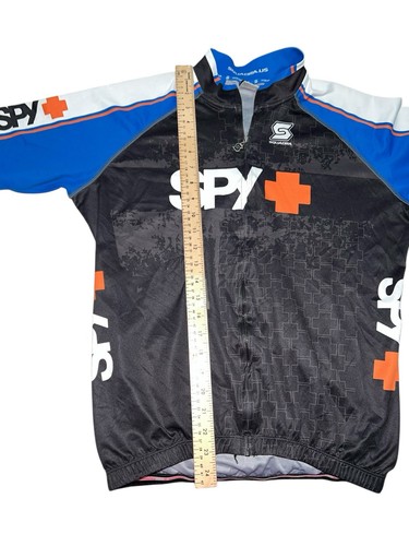 Squadra Cycling Jersey Spy+ Stage One Size XL Full Front Zip Elastic Bottom - Picture 7 of 9