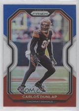 2020 Panini Prizm Red White & Blue Prizm Carlos Dunlap #53 0b67