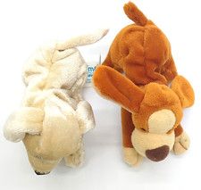 2001 Toys R Us Animal Alley Darby Dog Plush McDonalds Toy Lot of 2