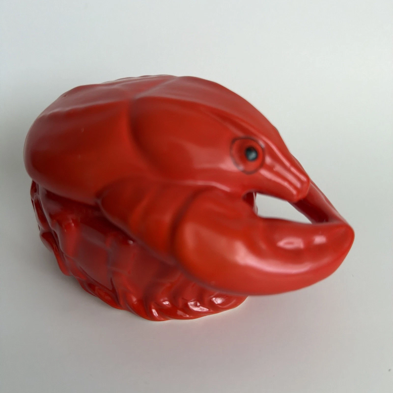 Lobster Covered Butter Dish Czechoslovakia Porcelain 1950’s
