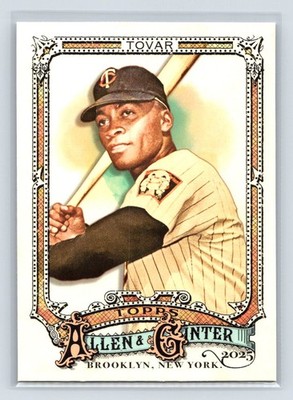 Cesar Tovar 2025 Topps Allen & Ginter #288 Minnesota Twins 4-7