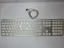 Genuine Apple Extended Numerical Keyboard Model A1243 USB Wired ,UNTESTED